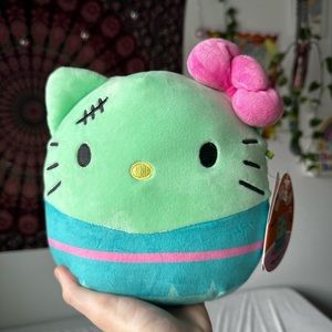 Zombie hello kitty squishmallow 8”